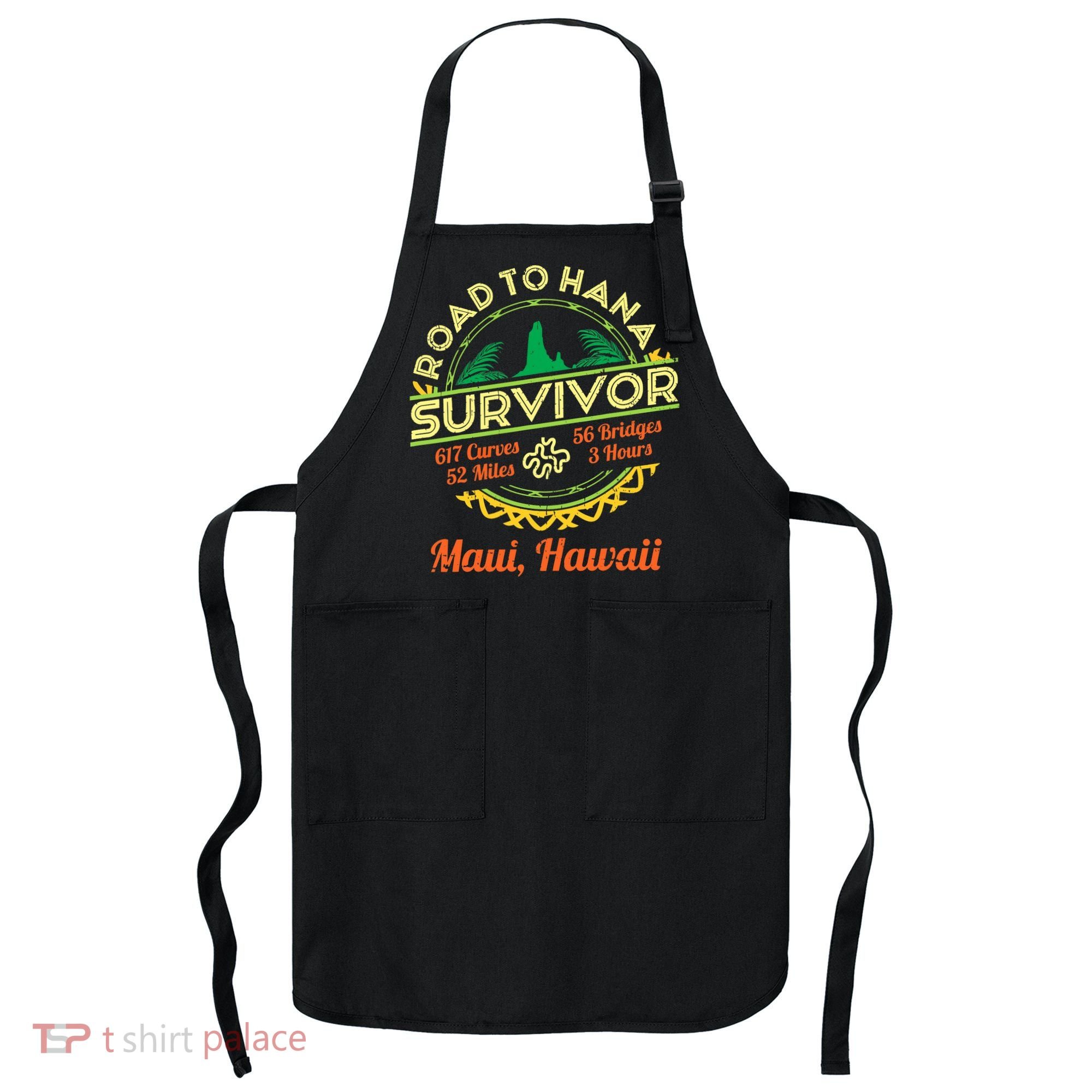 RJC Road To Hana Survivor Maui Hawaii Trip Adventure Apron