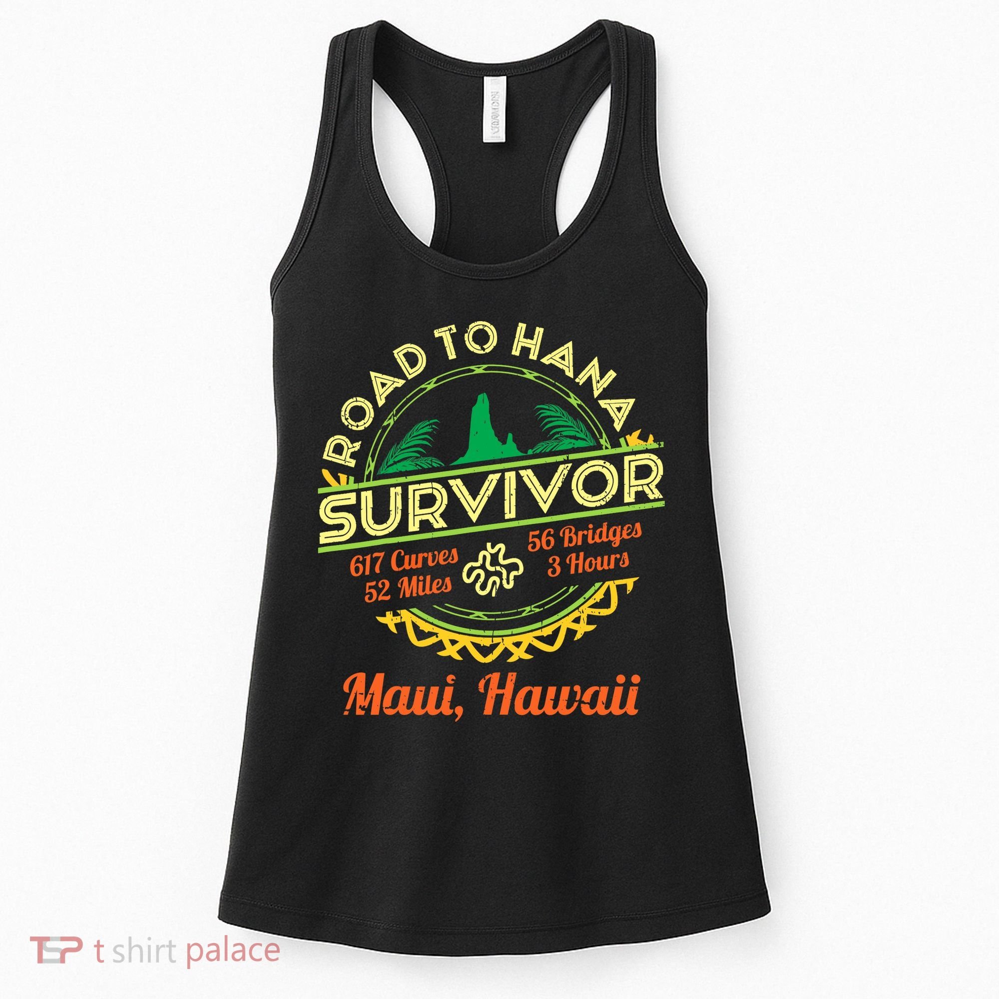 RJC Road To Hana Survivor Maui Hawaii Trip Adventure Women's Tank Top
