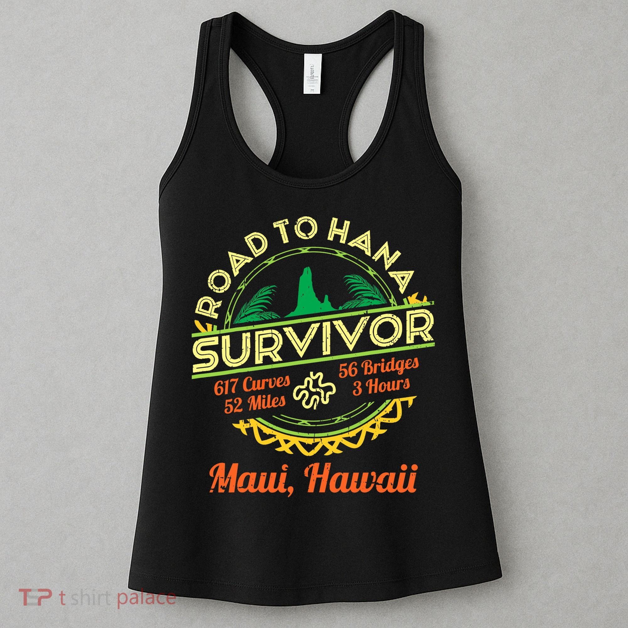 RJC Road To Hana Survivor Maui Hawaii Trip Adventure Women's Tank Top