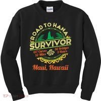 RJC Road To Hana Survivor Maui Hawaii Trip Adventure Kids Sweatshirt thumb 0