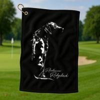 Rhodesian Ridgeback T Dog Funny Gift Golf Towel thumb 1