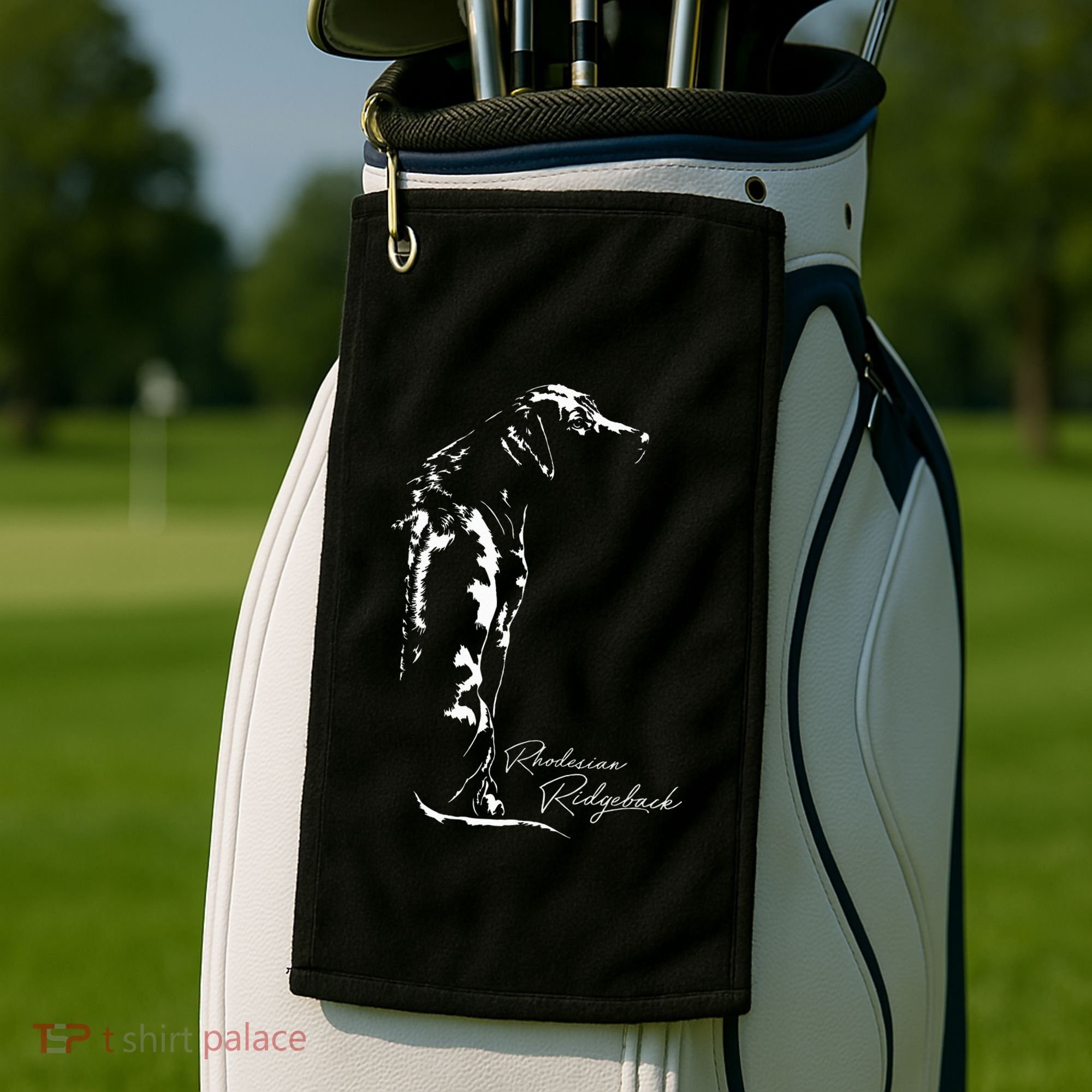 Rhodesian Ridgeback T Dog Funny Gift Golf Towel