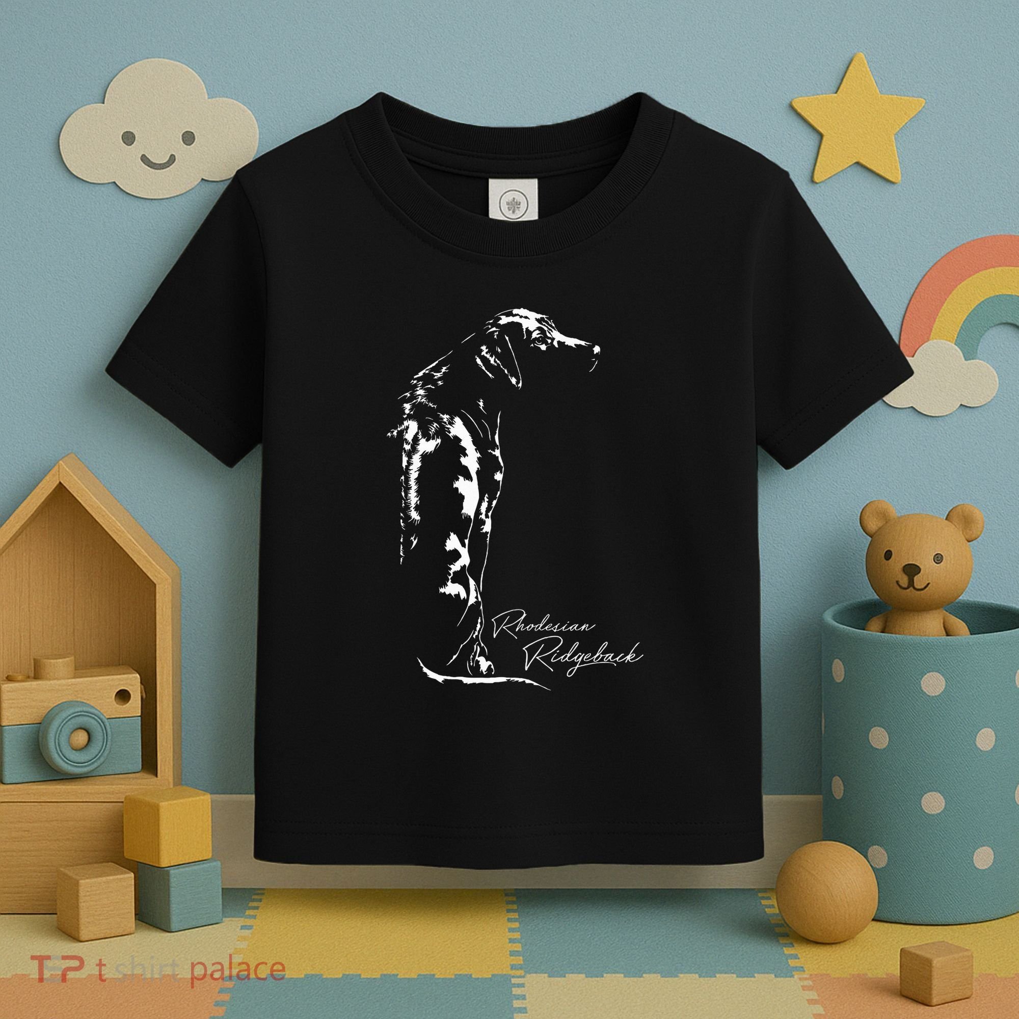 Rhodesian Ridgeback T Dog Funny Gift Toddler T-Shirt