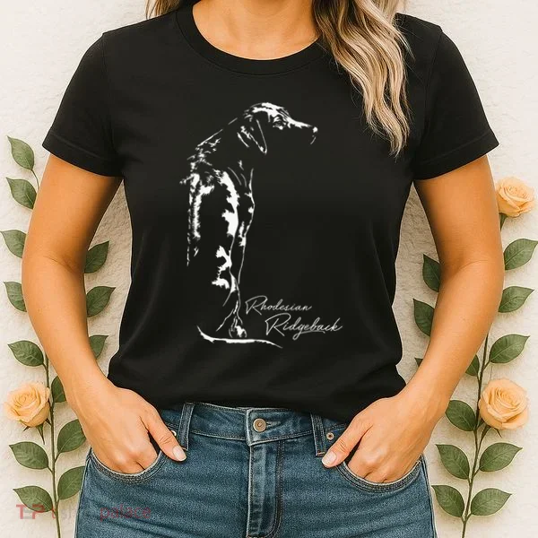 Rhodesian Ridgeback T Dog Funny Gift Women's T-Shirt