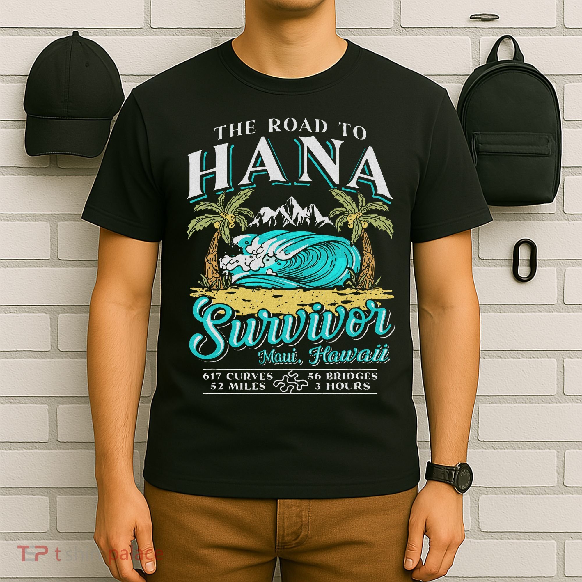 Rjc Road To Hana Survivor Maui Hawaii Trip Adventure T-Shirt
