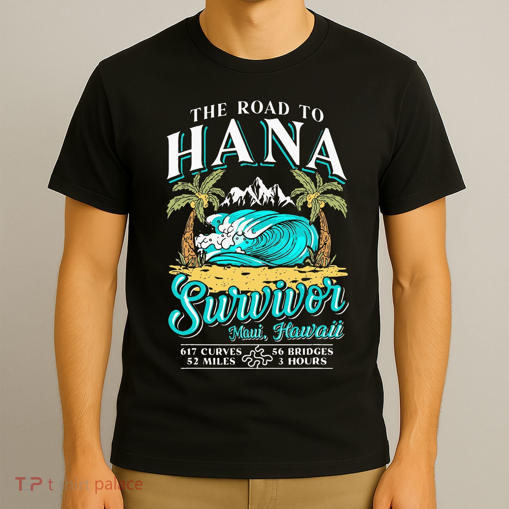 RJC Road to Hana Survivor Maui Hawaii Trip Adventure T-Shirt