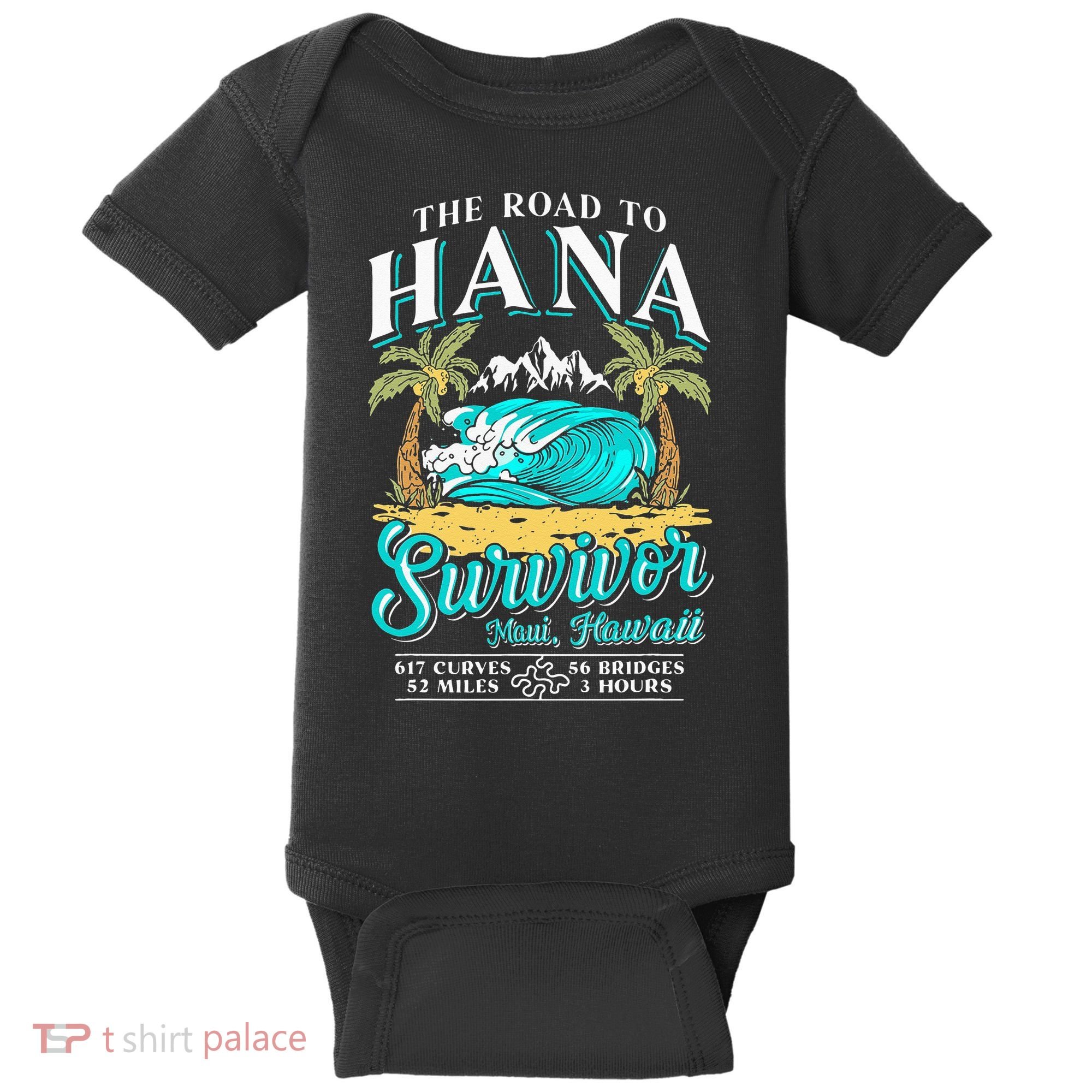 RJC Road to Hana Survivor Maui Hawaii Trip Adventure Baby Bodysuit