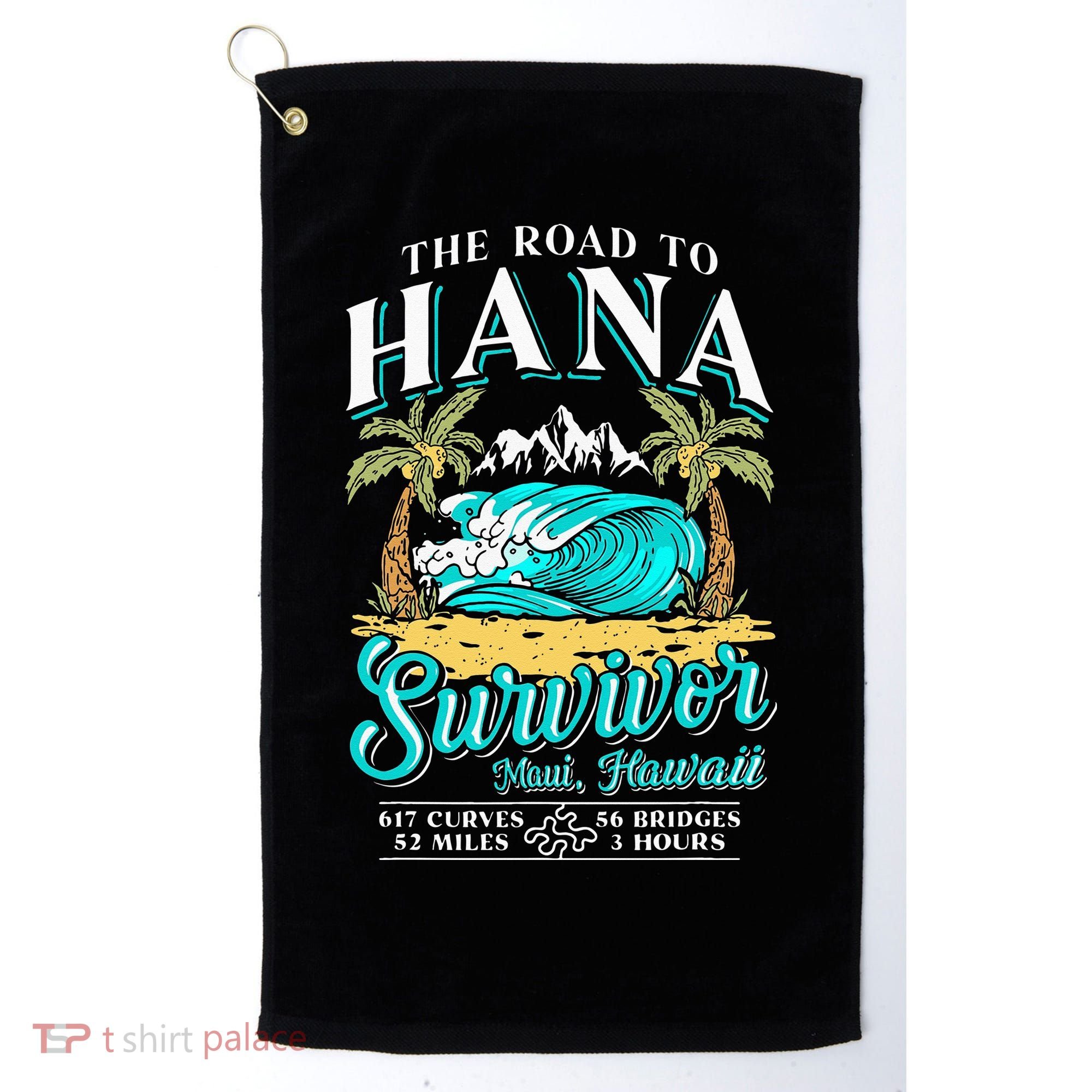 RJC Road to Hana Survivor Maui Hawaii Trip Adventure Golf Towel