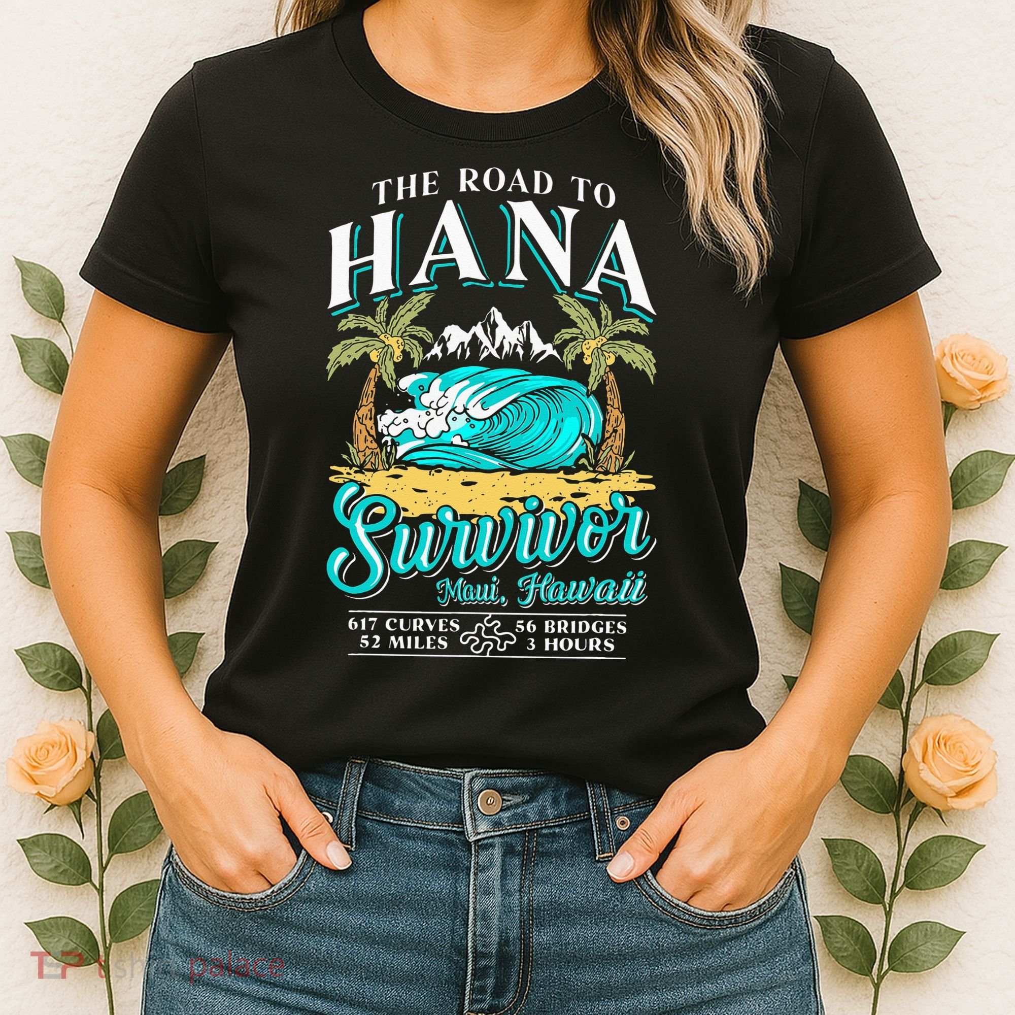 RJC Road to Hana Survivor Maui Hawaii Trip Adventure Women's T-Shirt