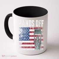 Resist Resistance USA Statue Of Liberty Hands Off Protest Coffee Mug thumb 0