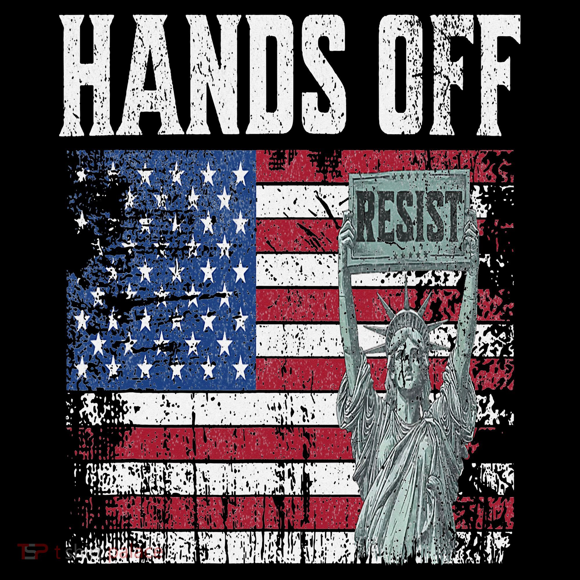 Resist Resistance USA Statue Of Liberty Hands Off Protest Coffee Mug