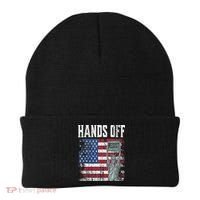 Resist Resistance USA Statue Of Liberty Hands Off Protest Beanie thumb 0