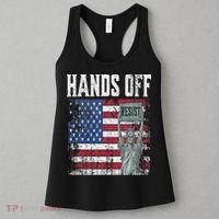 Resist Resistance USA Statue Of Liberty Hands Off Protest Women's Tank Top thumb 3