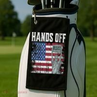 Resist Resistance USA Statue Of Liberty Hands Off Protest Golf Towel thumb 2