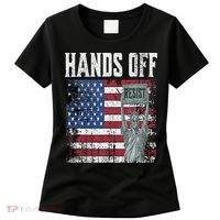 Resist Resistance USA Statue Of Liberty Hands Off Protest Women's T-Shirt thumb 0