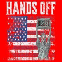 Resist Resistance USA Statue Of Liberty Hands Off Protest Santa Hat thumb 1