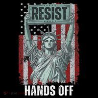 Resist Resistance USA Statue Of Liberty Hands Off Protest Coffee Mug thumb 5