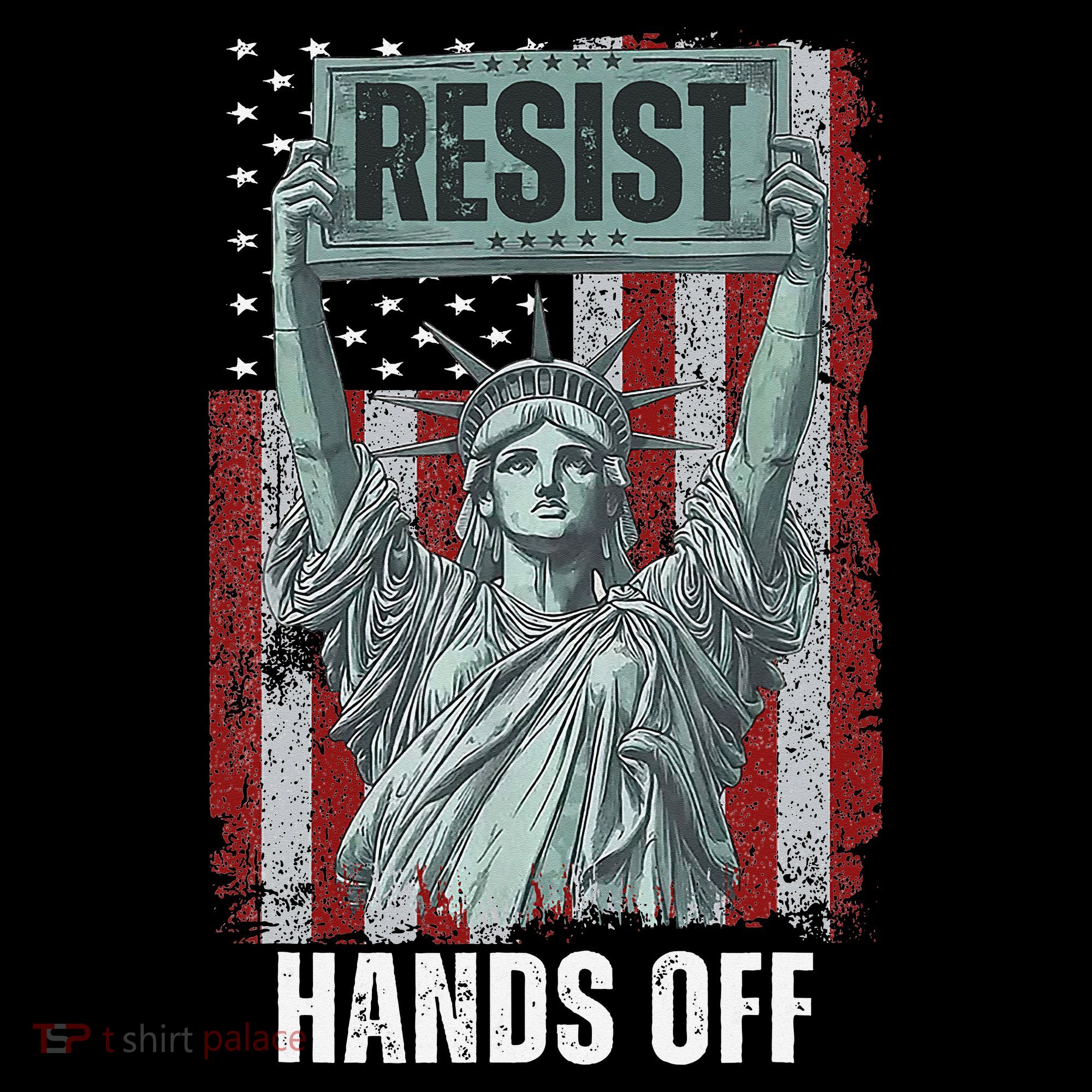 Resist Resistance USA Statue Of Liberty Hands Off Protest Coffee Mug