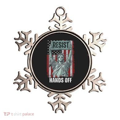 Resist Resistance USA Statue Of Liberty Hands Off Protest Ornament