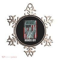 Resist Resistance USA Statue Of Liberty Hands Off Protest Ornament thumb 0