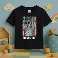Resist Resistance USA Statue Of Liberty Hands Off Protest Toddler T-Shirt thumb 3