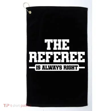 Referee Ref Umpire Golf Towel