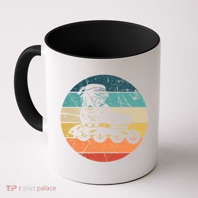 Rollerblading Retro Vintage Roller Blades Inline Skating Gift Coffee Mug