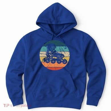 Rollerblading Retro Vintage Roller Blades Inline Skating Gift Hoodie