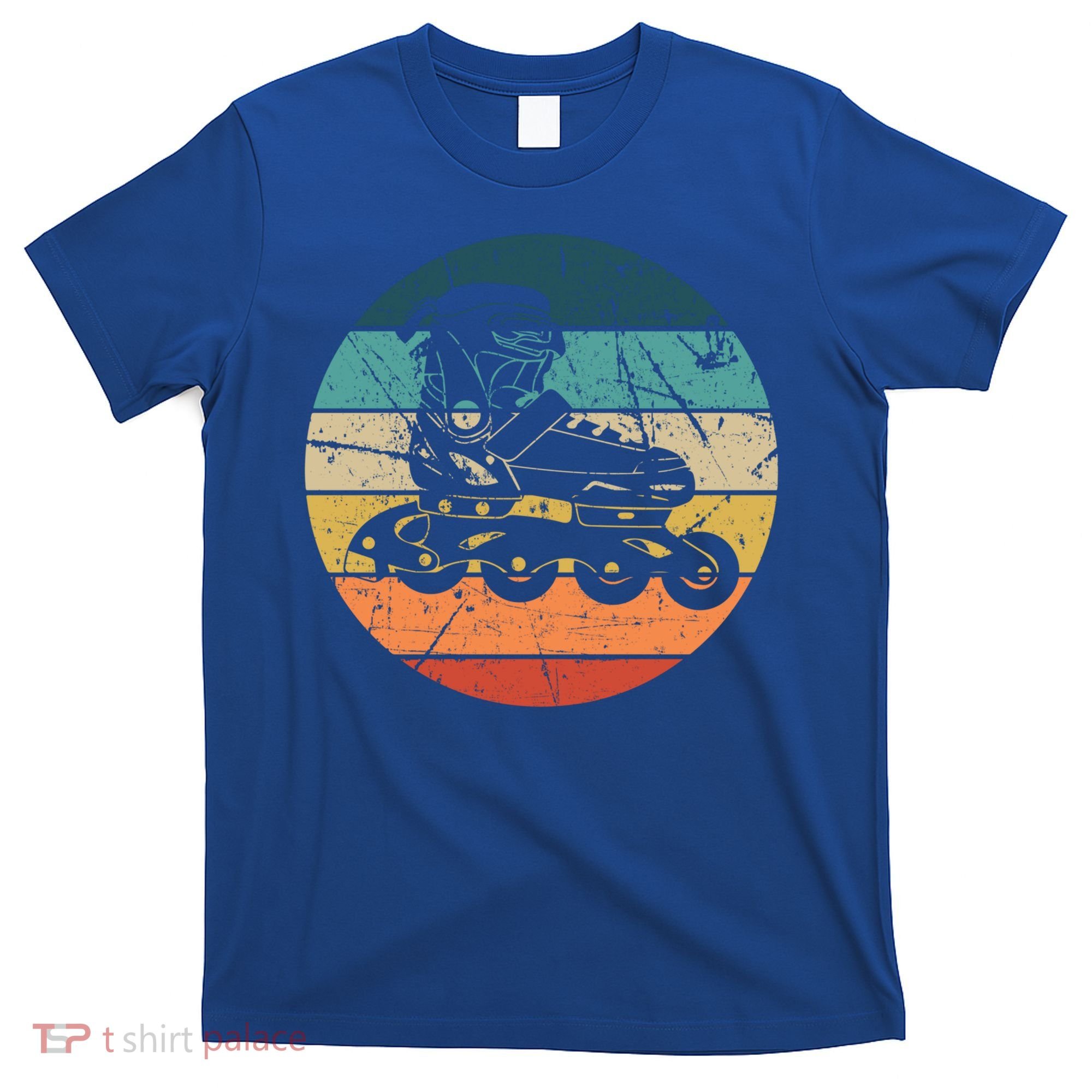 Rollerblading Retro Vintage Roller Blades Inline Skating Gift T-Shirt