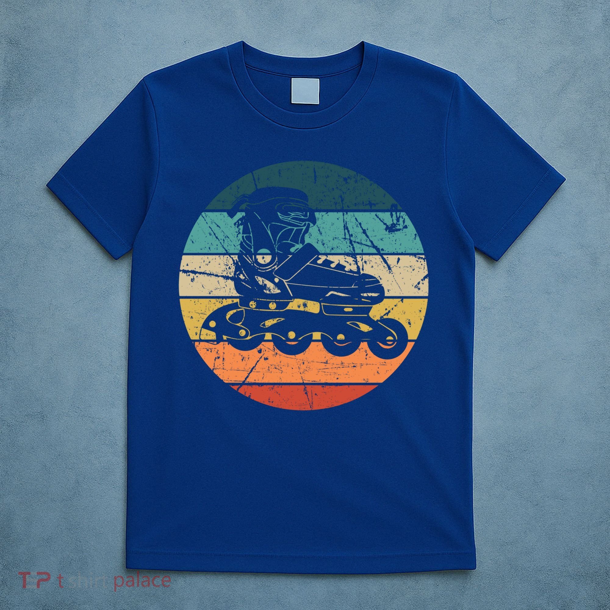 Rollerblading Retro Vintage Roller Blades Inline Skating Gift T-Shirt