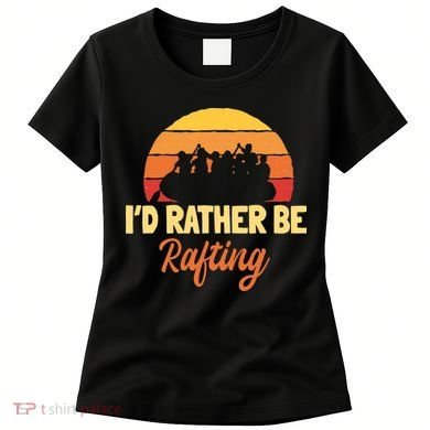 Rafting Retro Vintage Whitewater Paddling Raft Team Rafter Women's T-Shirt