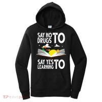 Red Ribbon Week Say No Say Yes to Learning Books Teacher Women's Hoodie thumb 0