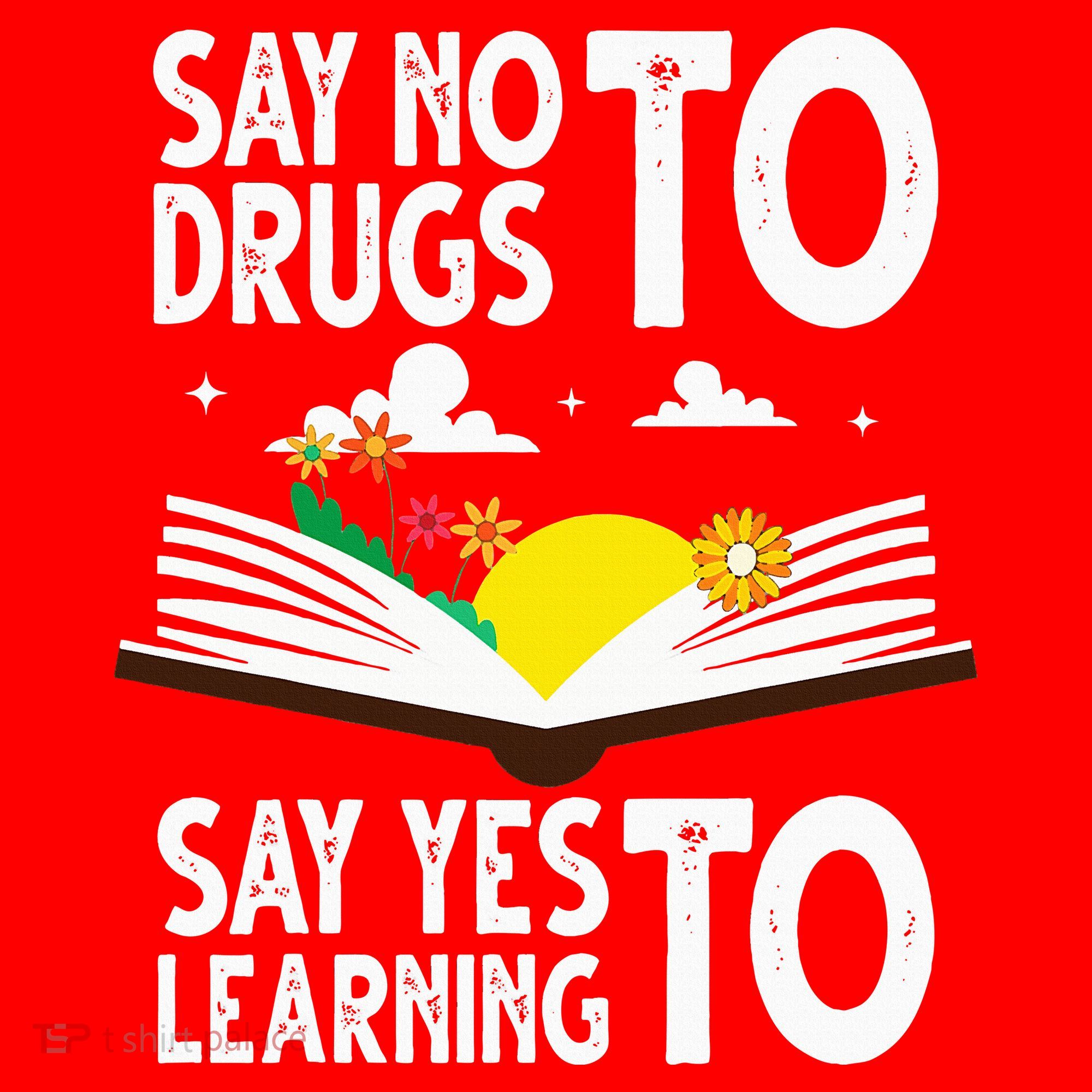 Red Ribbon Week Say No Say Yes to Learning Books Teacher Mousepad