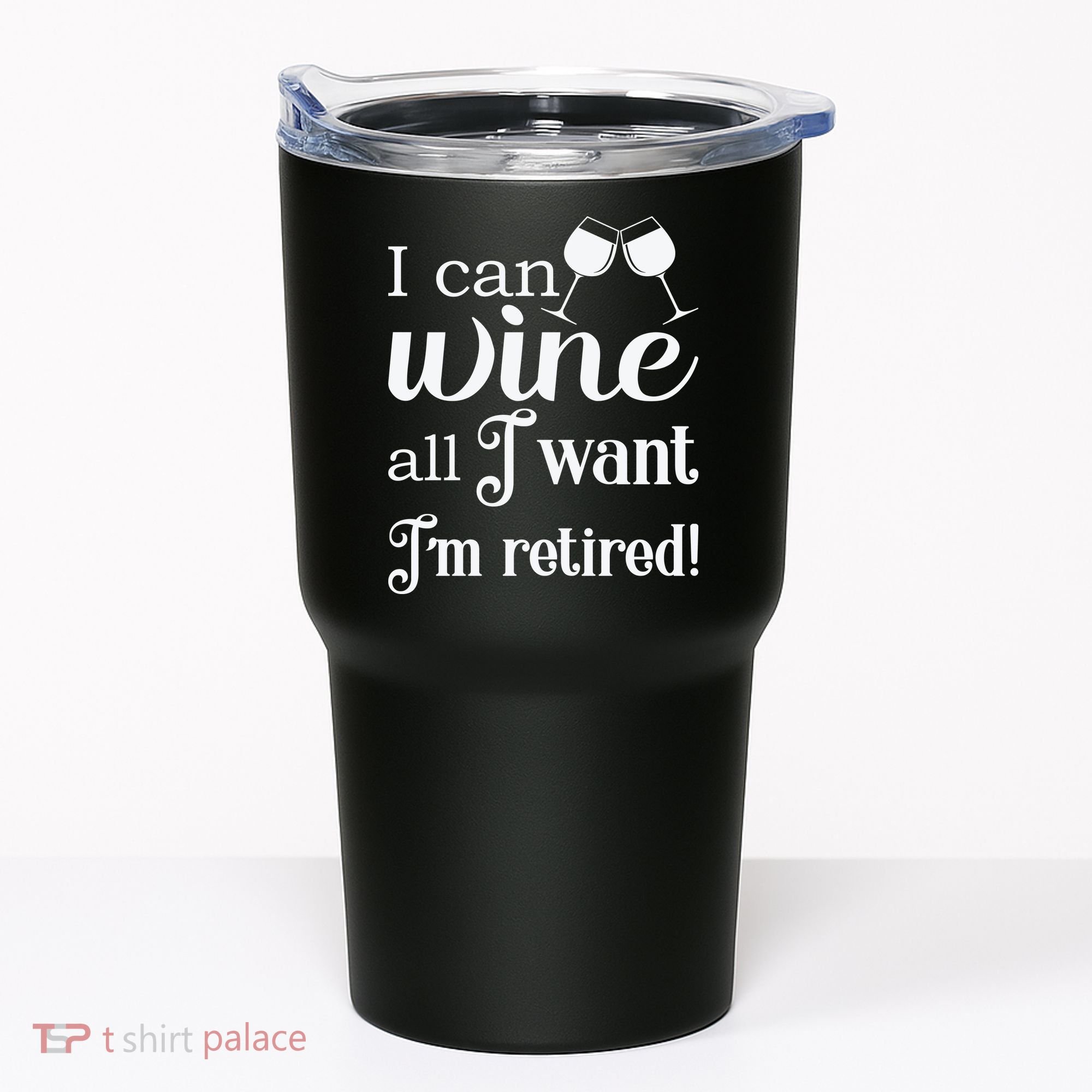 Retired Retirement Wine Gift Tumbler