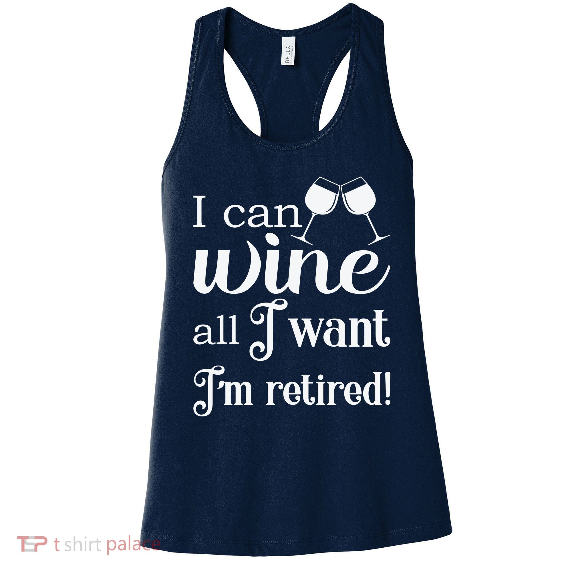 Retired Retirement Wine Gift Women's Tank Top