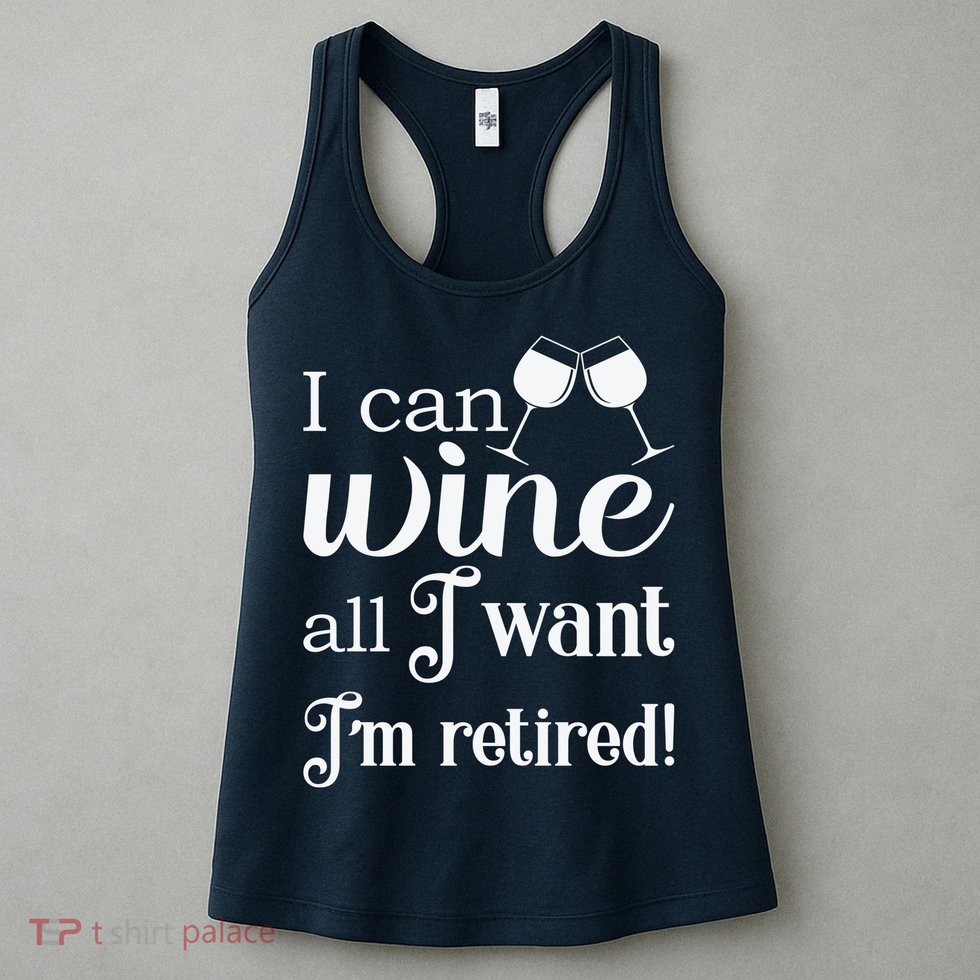 Retired Retirement Wine Gift Women's Tank Top