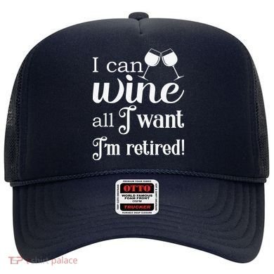 Retired Retirement Wine Gift Hat