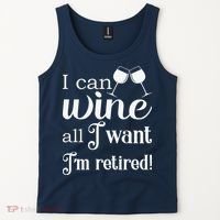 Retired Retirement Wine Gift Tank Top thumb 2