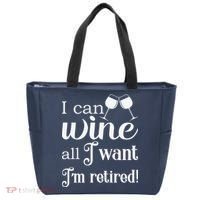 Retired Retirement Wine Gift Tote Bag thumb 0