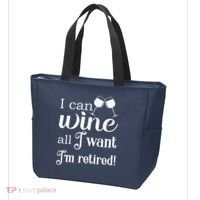 Retired Retirement Wine Gift Tote Bag thumb 3