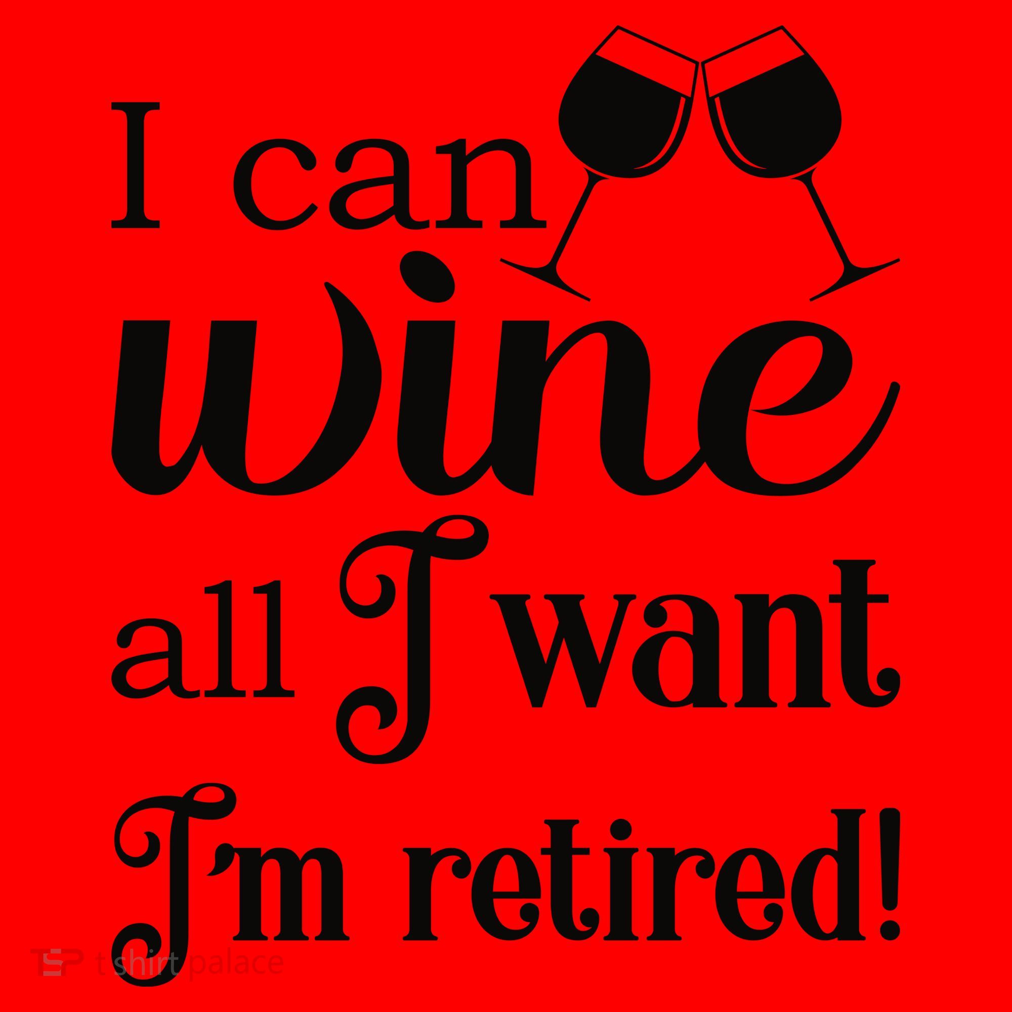 Retired Retirement Wine Gift Santa Hat