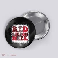 Red Ribbon Week Apparel Red Ribbon Week Button thumb 0