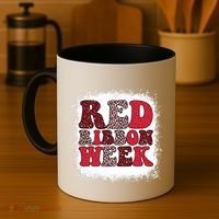 Red Ribbon Week Apparel Red Ribbon Week Coffee Mug thumb 4