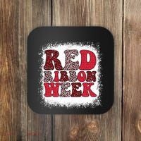 Red Ribbon Week Apparel Red Ribbon Week Coaster thumb 0