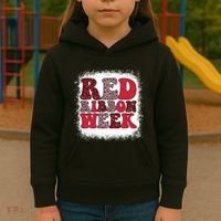 Red Ribbon Week Apparel Red Ribbon Week Kids Hoodie thumb 3