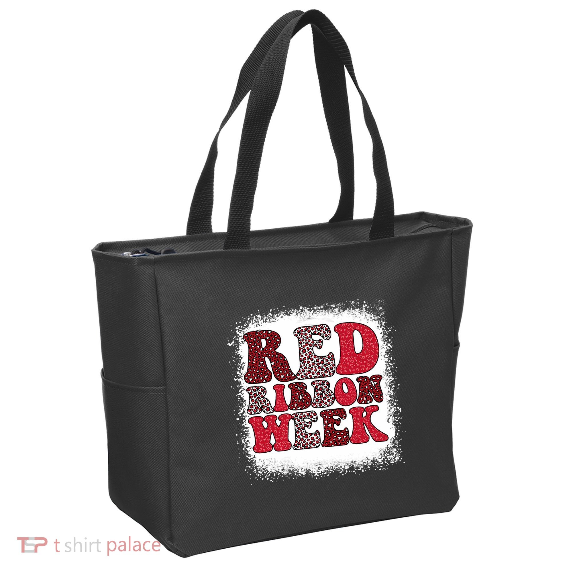 Red Ribbon Week Apparel Red Ribbon Week Tote Bag