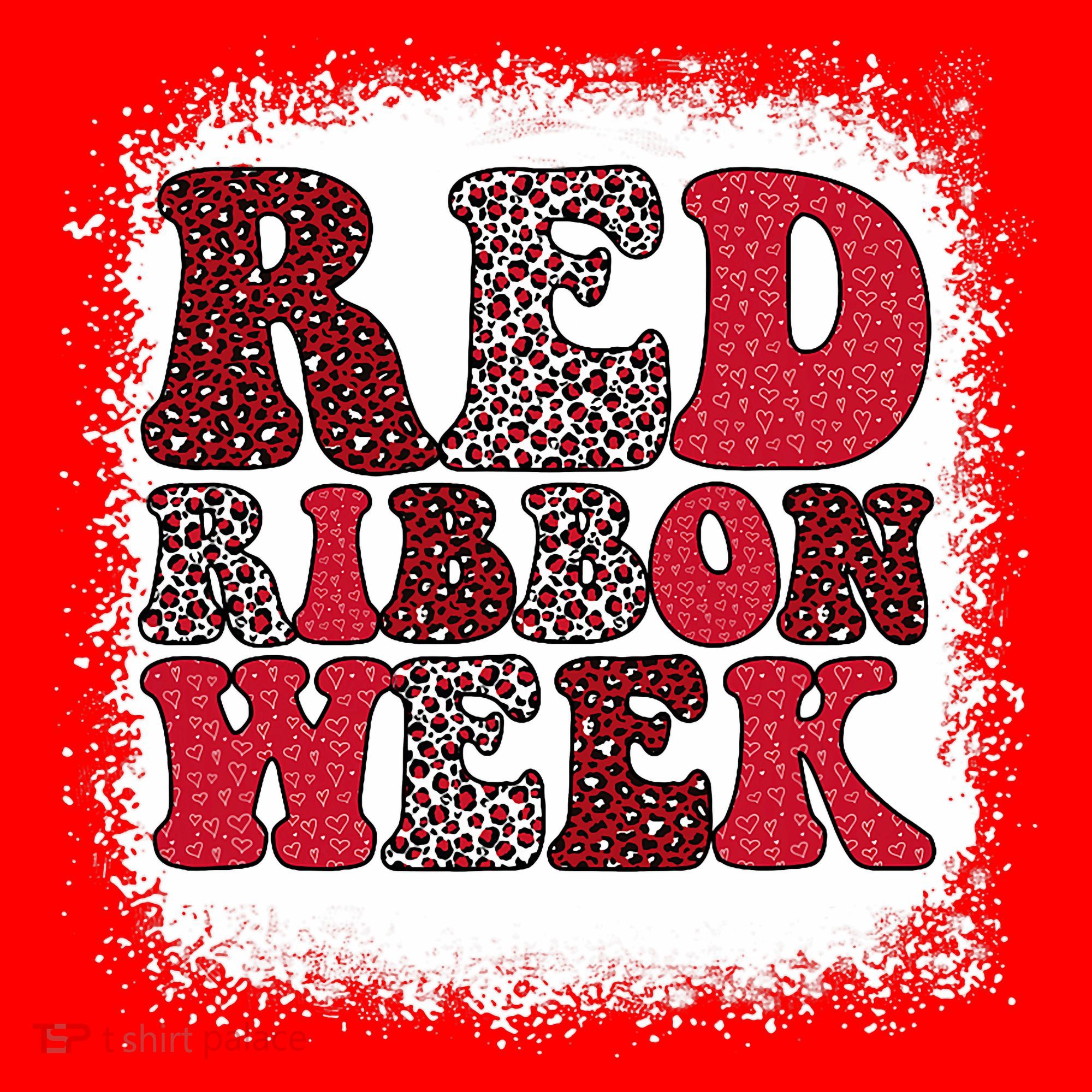 Red Ribbon Week Apparel Red Ribbon Week Santa Hat