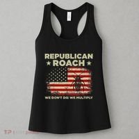 Republican Roach We Dont Die We Multiply Women's Tank Top thumb 3