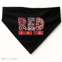 Red Ribbon Week Awareness USA-Made Doggie Bandana thumb 0
