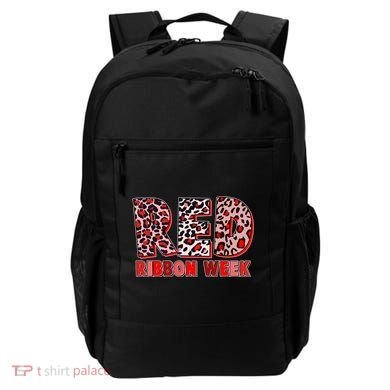 Red Ribbon Week Awareness Backpack